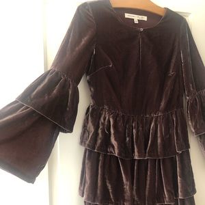 Velvet dress olivia Palermo design
